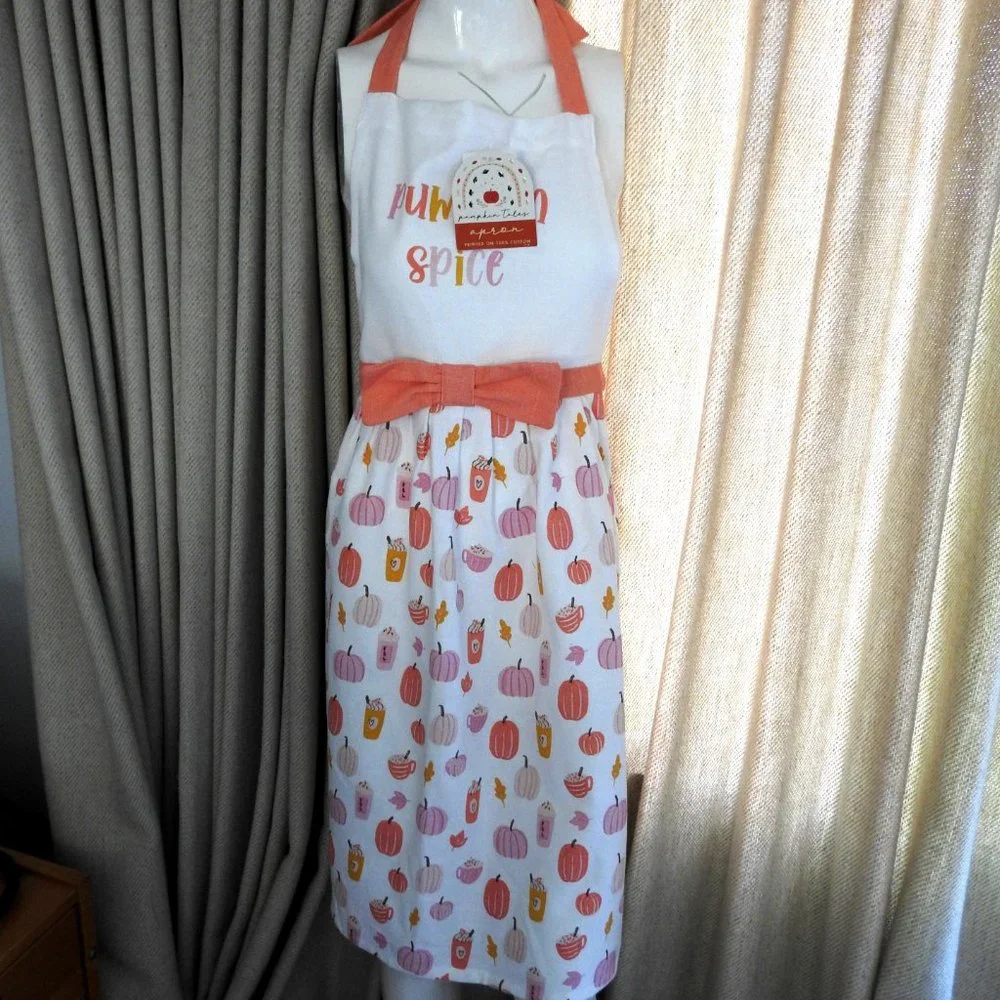 NWT Envogue Thanksgiving Apron 100% Cotton